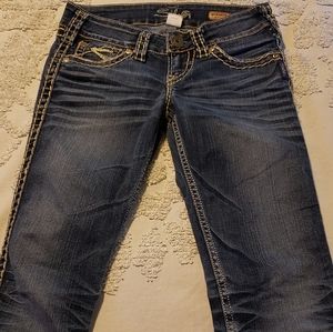 Silver Jeans Juniors Sz 25/32 Skinny Boot Cut